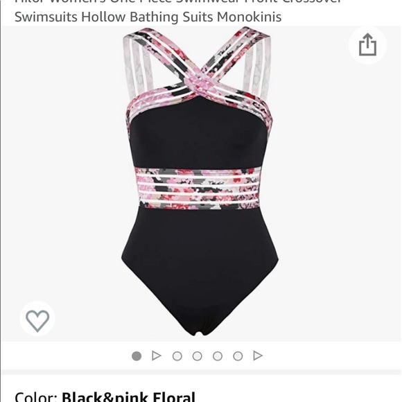 Patterned Bathing Suit - Picture 1 of 4